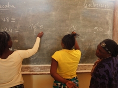 Class at City of Joy, February 2013, Bukavu, DRC.