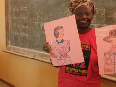 Class at City of Joy, February 2013, Bukavu, DRC.