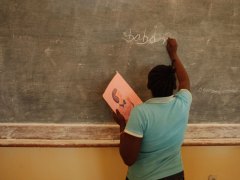 Class at City of Joy, February 2013, Bukavu, DRC.