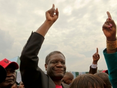 Dr. Denis Mukwege at ONE BILLION RISING at City of Joy. 14 February, 2013 Bukavu, DRC.