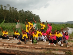 City of Joy class visits the V-World Farm, February 2013.